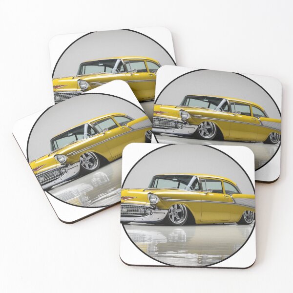Item preview, Yellow 1957 Chevy Belair designed and sold by RWCarpenter.