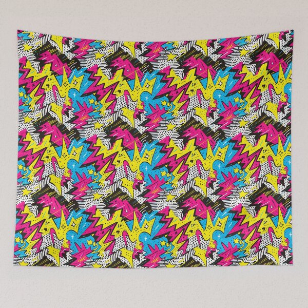 Item preview, comic pop art 5 designed and sold by delphiniumco.