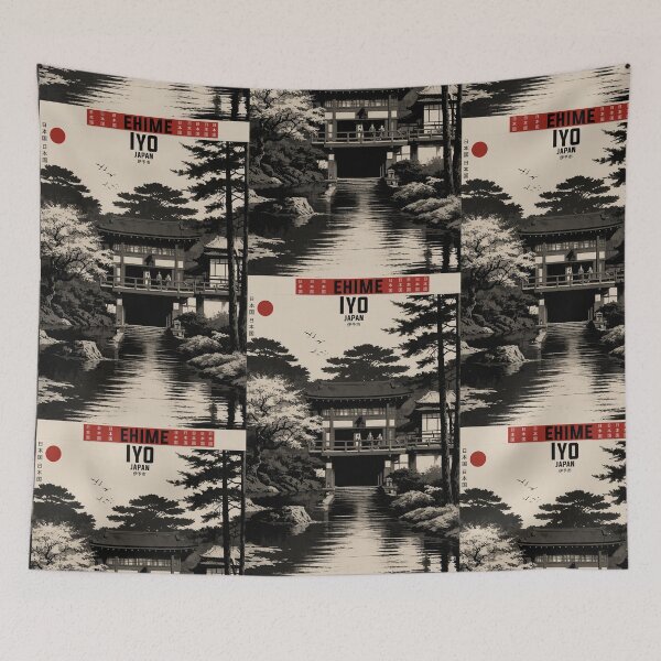 Item preview, Iyo Ehime Japan Vintage Travel Tourism  designed and sold by TravelersGems.