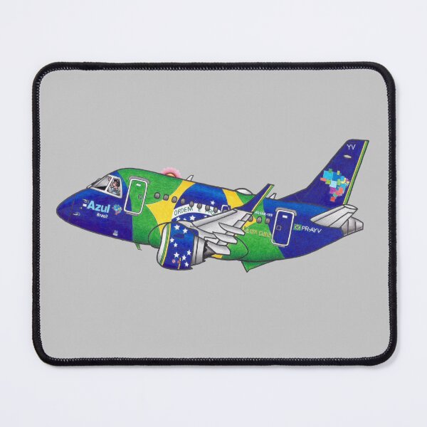 Item preview, Embraer 195AR PR-AYV  Azul (Brazilian Flag Livery) designed and sold by DouglasAraujo7.
