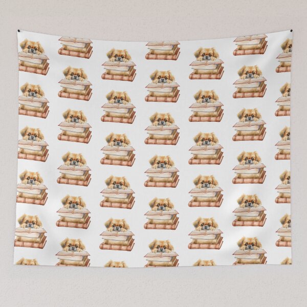 Item preview, Pekingese And Books designed and sold by TheAnimalZ00.