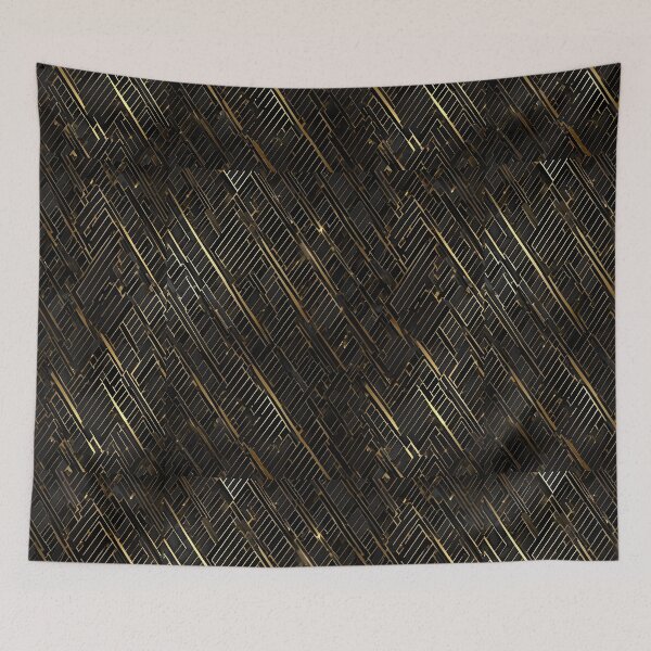 Item preview, a close up of a black and gold background designed and sold by Enga6.