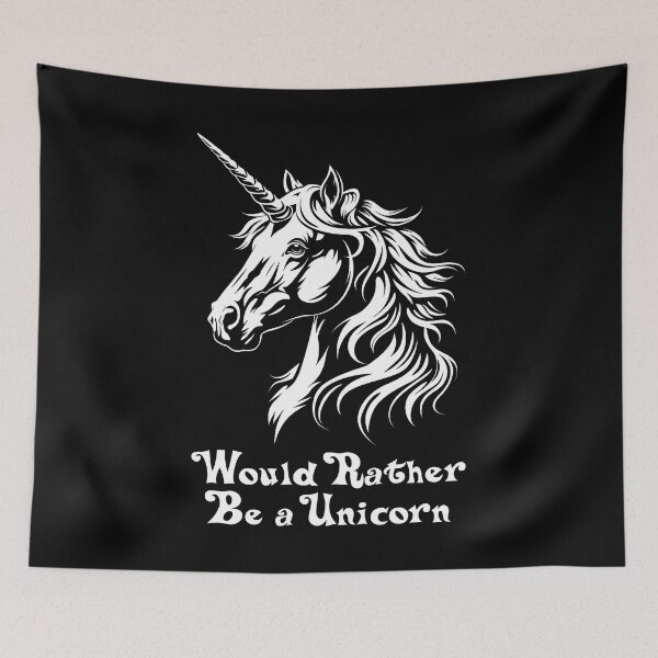Item preview, I Would Rather Be a Unicorn designed and sold by Psyberspace.