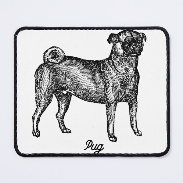 Item preview, Pug - Vintage Black designed and sold by Kappadog.