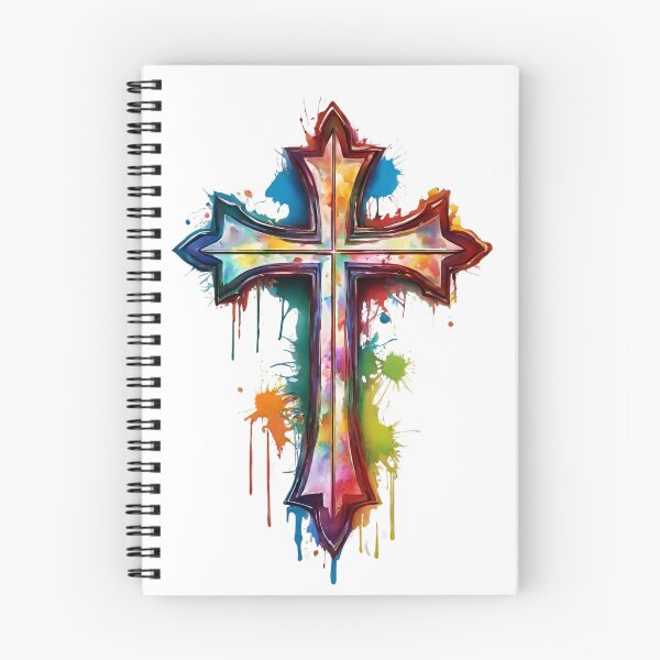 Item preview, Stylish 3D Colorful Cross: Vibrant Paints & New Design designed and sold by TRYKID.
