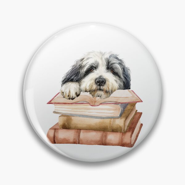 Item preview, Polish Lowland Sheepdog And Books designed and sold by TheAnimalZ00.