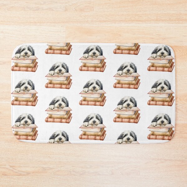 Item preview, Polish Lowland Sheepdog And Books designed and sold by TheAnimalZ00.