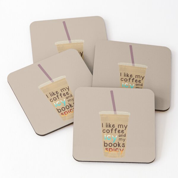 Item preview, I like my coffee icy and my books spicy designed and sold by toadwithbooks.