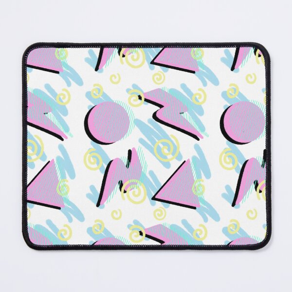 Item preview, 90’s Bright Color Geometric Wallpaper Print designed and sold by serafineaandd.