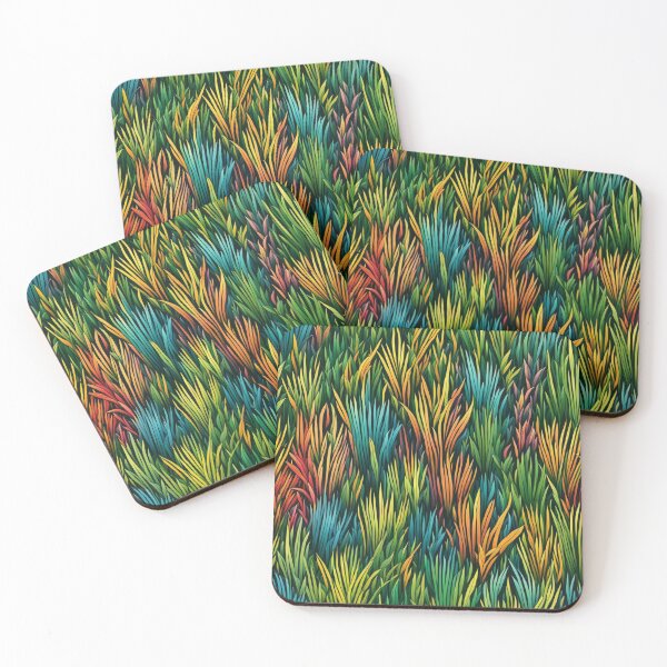 Item preview, Abstract Colorful Field of Grass Pattern designed and sold by calibrit.