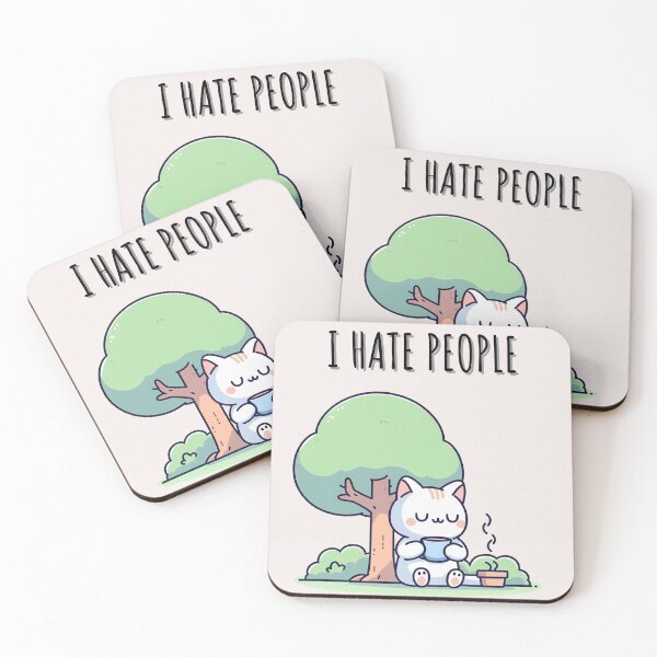 Item preview, I Hate People Cat designed and sold by LemuellTrends.