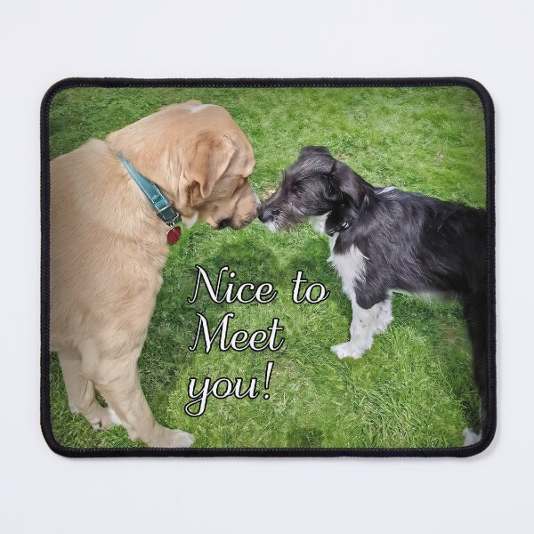 Item preview, Nice to meet you Puppies designed and sold by PandLcreations.