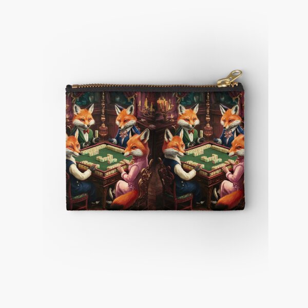 Artikelvorschau, Fuchsporträt. Mahjong-Spiel entworfen und verkauft von FoxVibes.