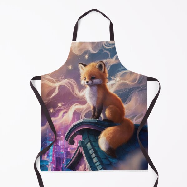 Artikelvorschau, Fuchsporträt. Stadtansicht entworfen und verkauft von FoxVibes.