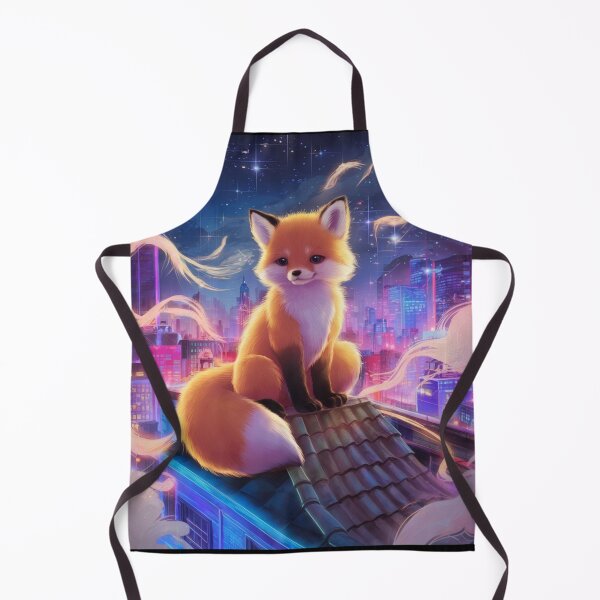 Artikelvorschau, Fuchsporträt. Stadtansicht entworfen und verkauft von FoxVibes.
