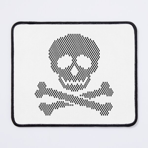 Item preview, Retro Printer Skull & Crossbones (Black) designed and sold by M-Greco.