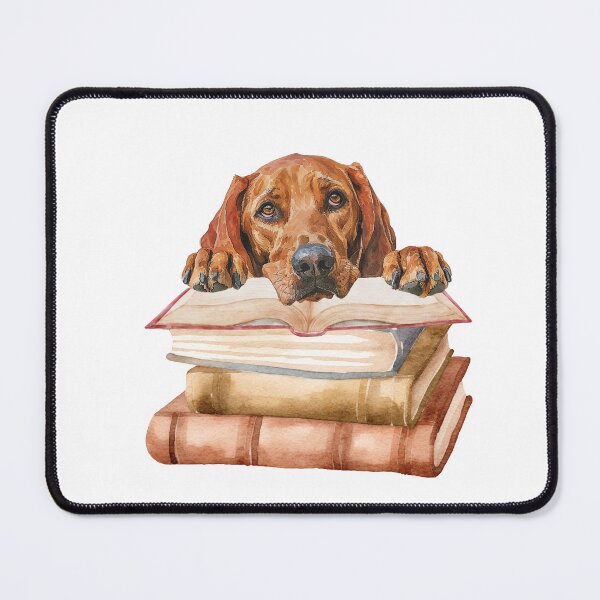 Item preview, Redbone Coonhound And Books designed and sold by TheAnimalZ00.