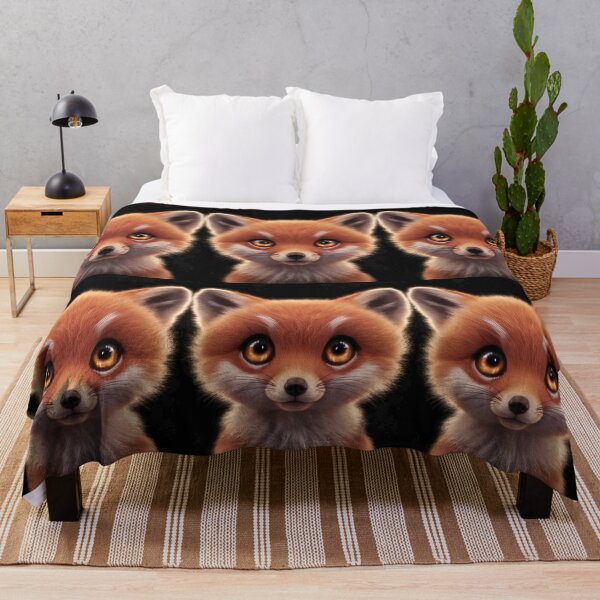 Item preview, Fox Portrait. baby fox designed and sold by FoxVibes.