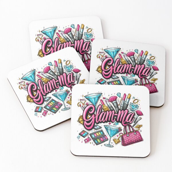 Aperçu de l'œuvre Glam - Ma - Grand-mère - Chic - Maquillage - Mamie - Mode créée et vendue par NEATDesignsShop.