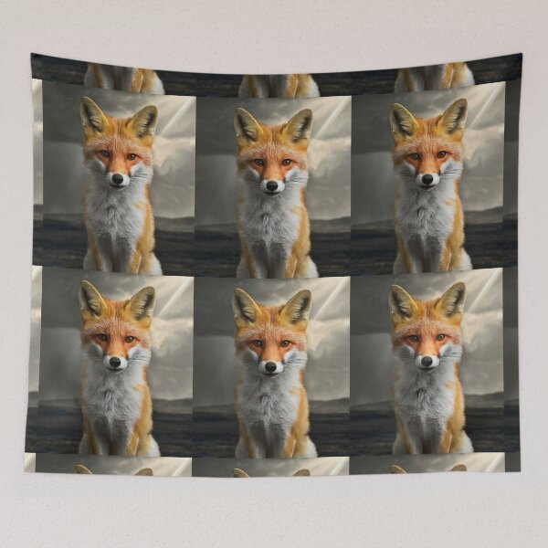 Item preview, Fox Portrait. realistic photo designed and sold by FoxVibes.