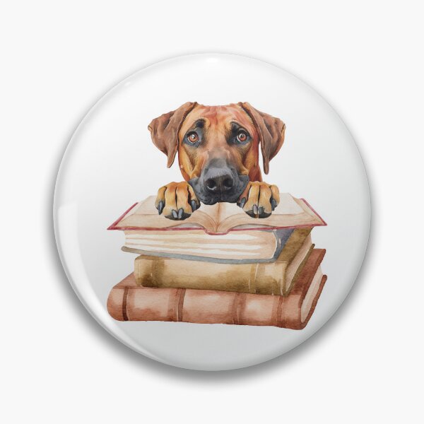 Item preview, Rhodesian Ridgeback And Books designed and sold by TheAnimalZ00.