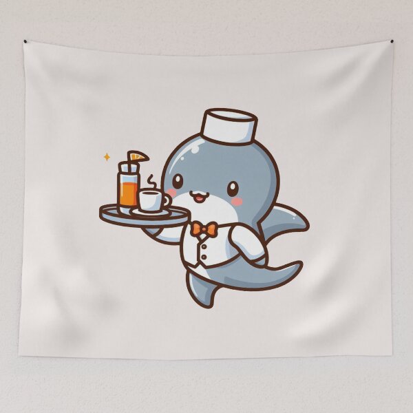 Item preview, Waiter Dolphin designed and sold by LemuellTrends.