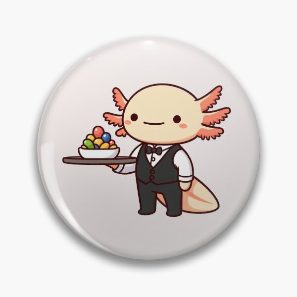 Item preview, Waiter Axalotl designed and sold by LemuellTrends.