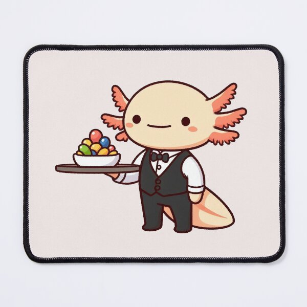 Item preview, Waiter Axalotl designed and sold by LemuellTrends.