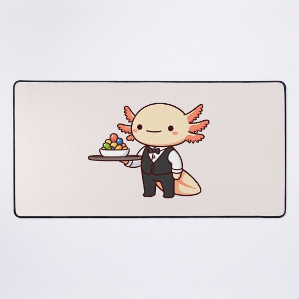 Item preview, Waiter Axalotl designed and sold by LemuellTrends.