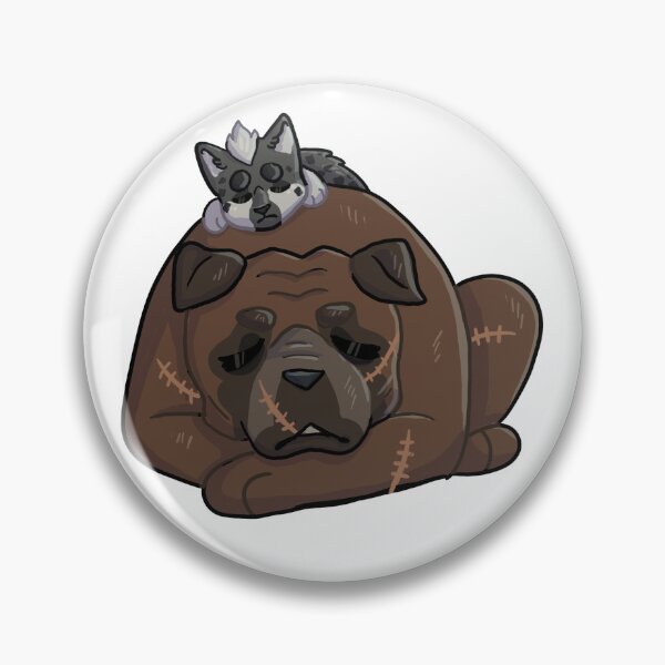Item preview, Sleepy Puppies Moss and Tesshin designed and sold by WistfulWorldArt.