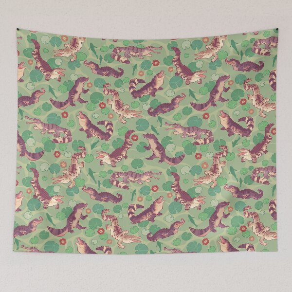 Item preview, Crocodilians in swampy waters designed and sold by Colordrilos.