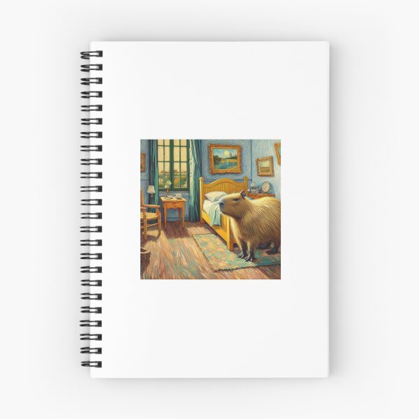 Item preview, Capybara ft. Van Gogh-Vincent`s Bedroom in Arles1 designed and sold by Capybara Art Lover.