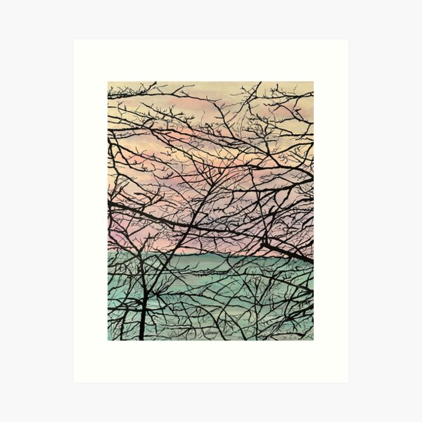 Item preview, Lake Erie Sunset  designed and sold by AmyCoberArt.