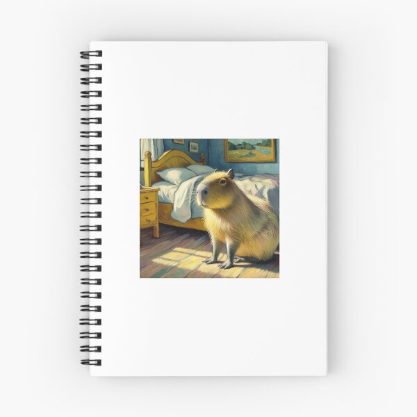 Item preview, Capybara ft. Van Gogh-Vincent`s Bedroom in Arles2 designed and sold by Capybara Art Lover.