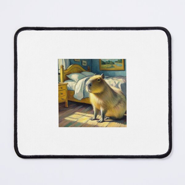Item preview, Capybara ft. Van Gogh-Vincent`s Bedroom in Arles2 designed and sold by Capybara Art Lover.