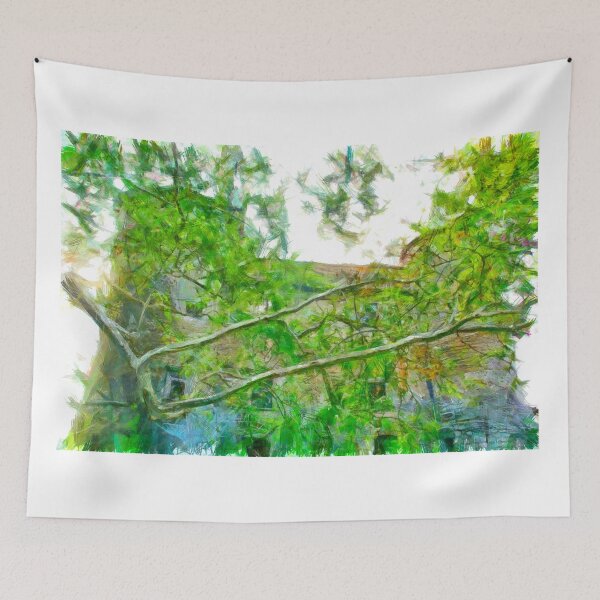 Item preview, Castle Behind The Foliage Of The Trees designed and sold by Giuseppe Cocco.
