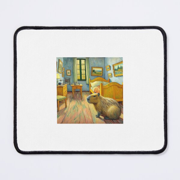 Item preview, Capybara ft. Van Gogh-Vincent`s Bedroom in Arles3 designed and sold by Capybara Art Lover.