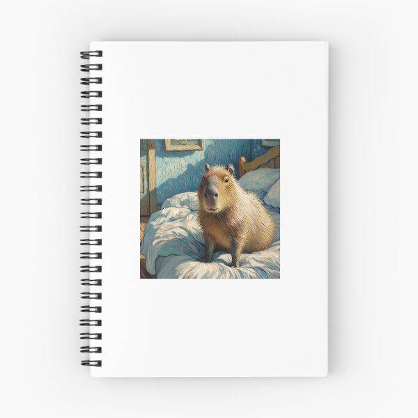 Item preview, Capybara ft. Van Gogh-Vincent`s Bedroom in Arles4 designed and sold by Capybara Art Lover.