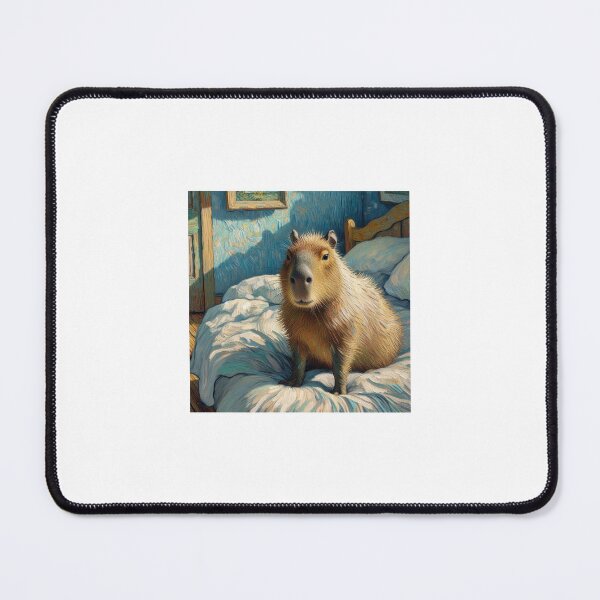 Item preview, Capybara ft. Van Gogh-Vincent`s Bedroom in Arles4 designed and sold by Capybara Art Lover.