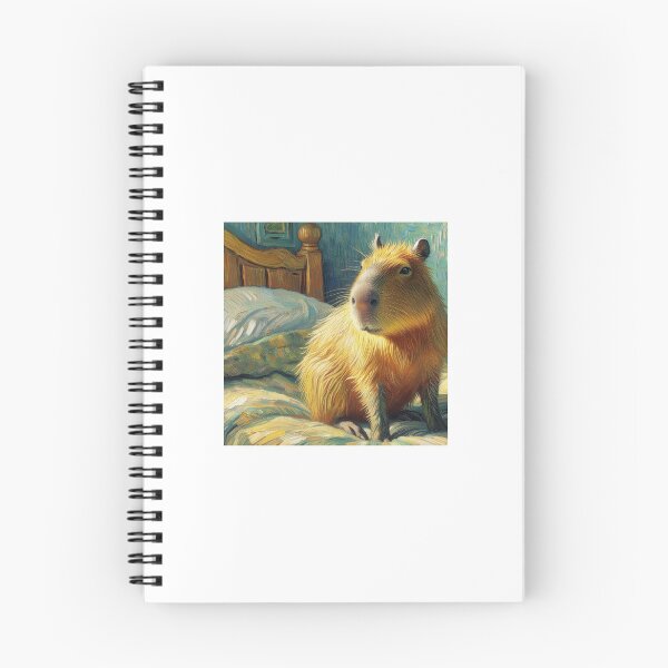Item preview, Capybara ft. Van Gogh-Vincent`s Bedroom in Arles5 designed and sold by Capybara Art Lover.