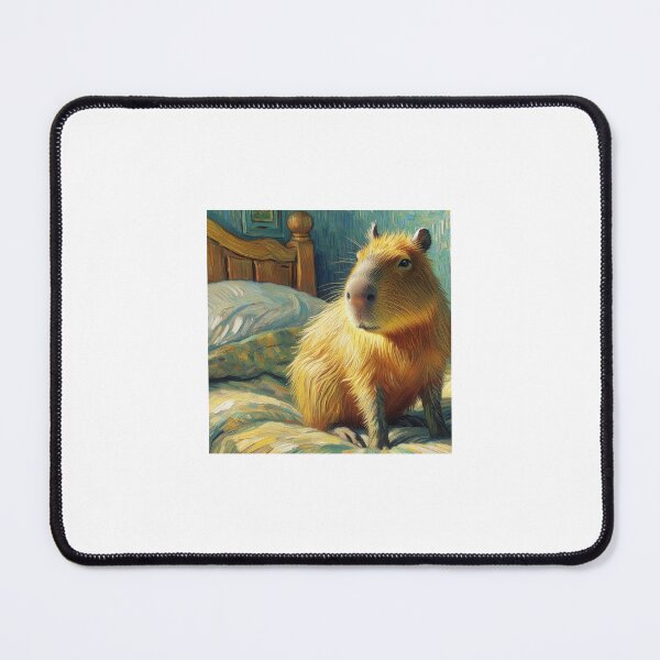 Item preview, Capybara ft. Van Gogh-Vincent`s Bedroom in Arles5 designed and sold by Capybara Art Lover.