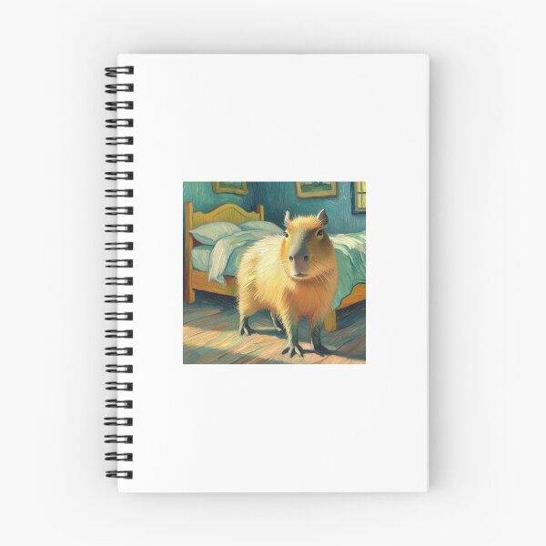 Item preview, Capybara ft. Van Gogh-Vincent`s Bedroom in Arles6 designed and sold by Capybara Art Lover.