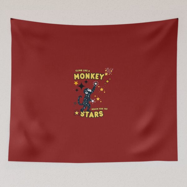 Item preview, Climb Like a Monkey, Reach for the Stars :from Egyape Artists  designed and sold by egyape ⭐⭐⭐⭐⭐.