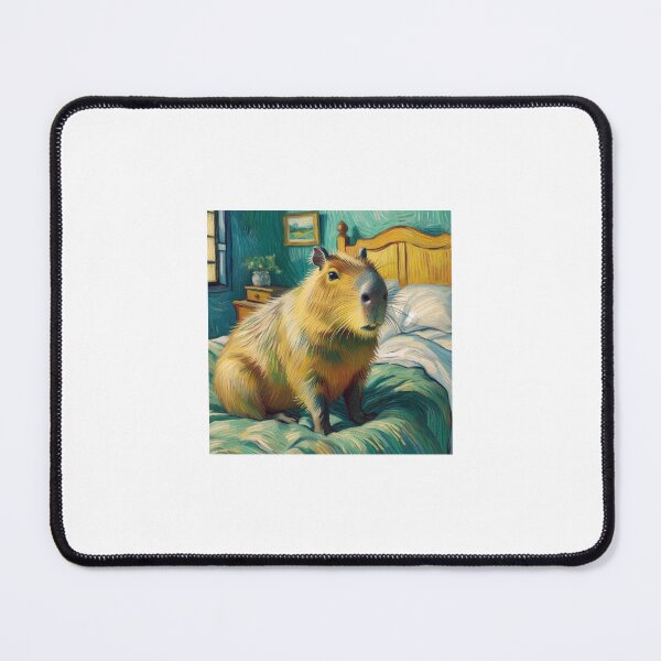 Item preview, Capybara ft. Van Gogh-Vincent`s Bedroom in Arles7 designed and sold by Capybara Art Lover.
