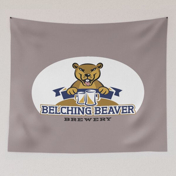 Item preview, Belching Beaver Brewery Logo 8 designed and sold by 108dragons.