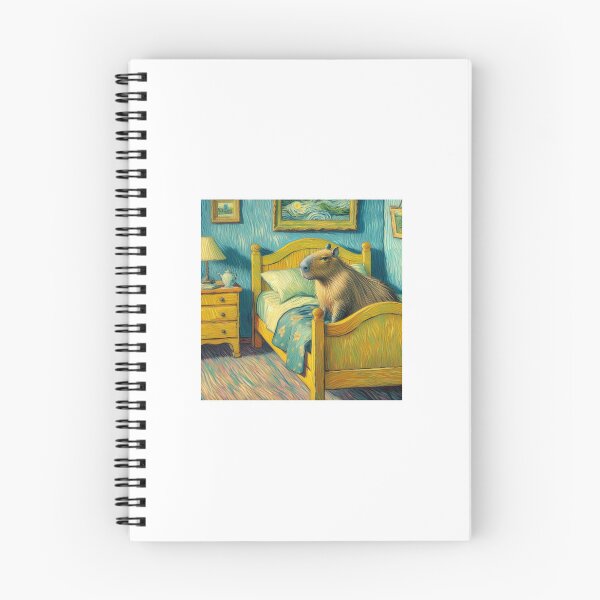 Item preview, Capybara ft. Van Gogh-Vincent`s Bedroom in Arles8 designed and sold by Capybara Art Lover.