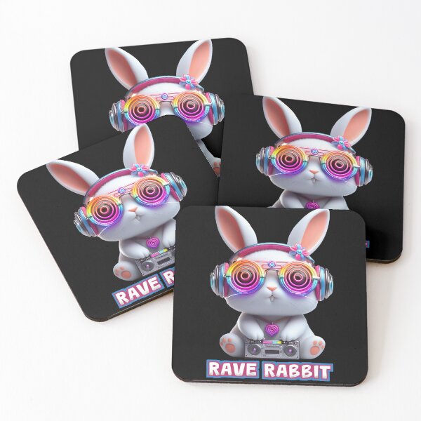 Item preview, Rave Rabbit designed and sold by Psyberspace.