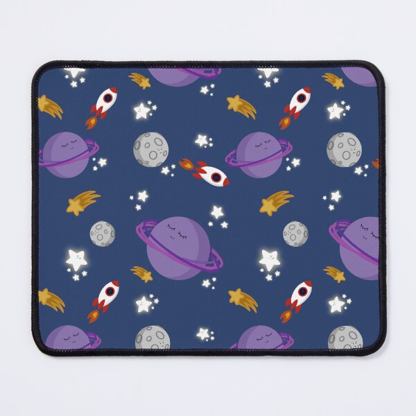 Item preview, Cute Stars and Planets with Blue Background  designed and sold by serafineaandd.