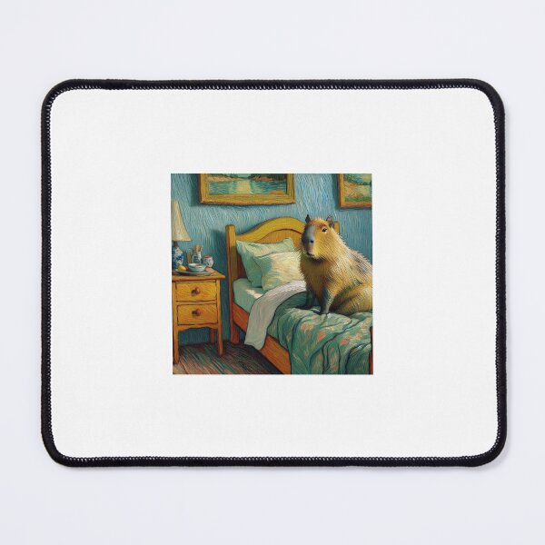 Item preview, Capybara ft. Van Gogh-Vincent`s Bedroom in Arles9 designed and sold by Capybara Art Lover.