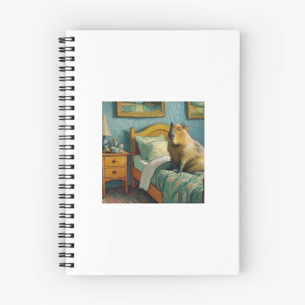 Item preview, Capybara ft. Van Gogh-Vincent`s Bedroom in Arles9 designed and sold by Capybara Art Lover.
